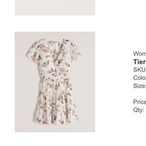 Abercrombie and Fitch Floral Wrap Dress